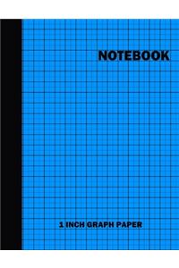 Notebook. 1 Inch Graph Paper