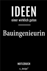 Notizbuch für Bauingenieure / Bauingenieur / Bauingenieurin