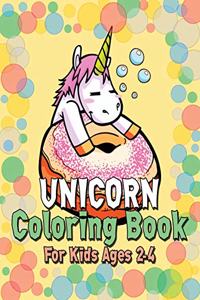 Unicorn Coloring Book for Kids Ages 2-4