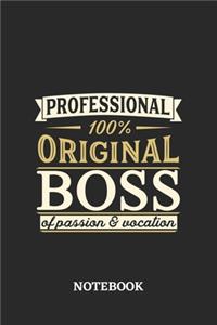 Professional Original Boss Notebook of Passion and Vocation