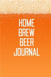 Home Brew Beer Journal