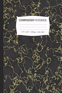 COMPOSITION NOTEBOOK Wide Ruled