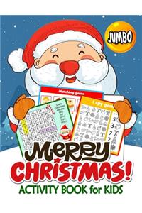 Jumbo Merry Christmas Activity Books for Kids