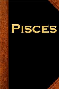 2020 Weekly Planner Pisces Zodiac Horoscope Vintage 134 Pages