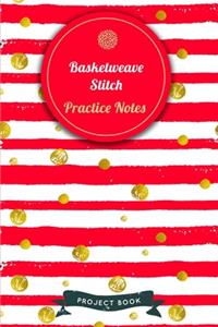 Basketweave Stitch Practice Notes