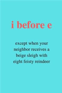 i before e