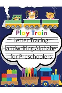 Play Train Letter Tracing Book Handwriting Alphabet for Preschoolers