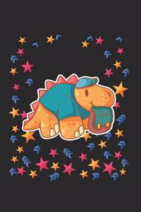 Funny School Stegosaurus Dinosaur Notebook