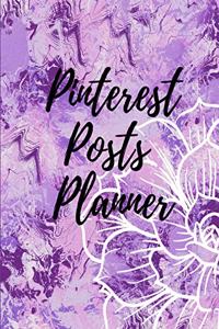 Pinterest posts planner