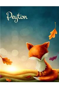 Peyton: Personalized with Name, Journal, Notebook, Diary, 365 Lined Pages, Birthday, Christmas, Friendship Gifts for Women, Teens, Girls, Best Friend, Mom, Sister, Daughter, Grandma, Co-Worker, Book Size 8 1/2 X 11