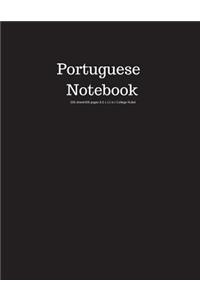 Portuguese Notebook 200 Sheet/400 Pages 8.5 X 11 In.-College Ruled