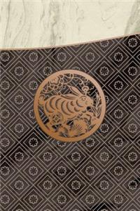 Monogram Hare Notebook