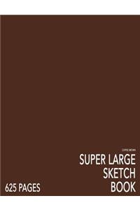 Coffee Brown Super Large Sketchbook