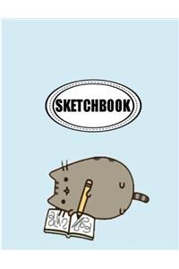 Sketchbook: Pusheen 03: 120 Pages of 8.5 X 11 Blank Paper for Drawing, Doodling or Sketching (Sketchbooks)