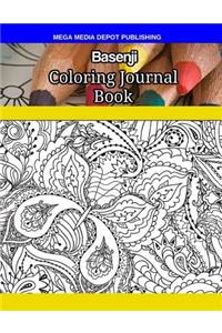 Basenji Coloring Journal Book