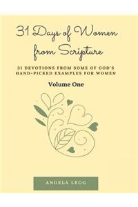 31 Days of Women from Scripture Volume 1