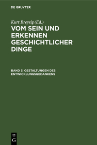 Gestaltungen Des Entwicklungsgedankens