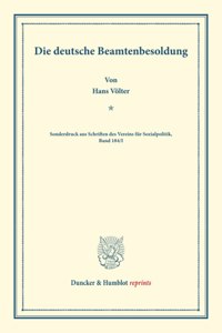 Die Deutsche Beamtenbesoldung