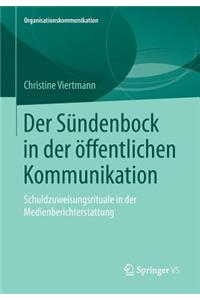 Der Sündenbock in Der Öffentlichen Kommunikation