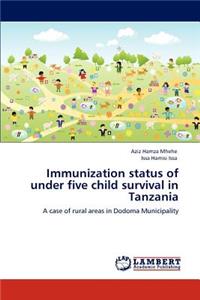 Immunization status of under five child survival in Tanzania