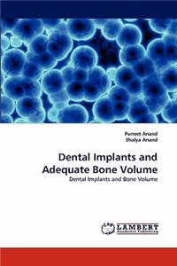 Dental Implants and Adequate Bone Volume