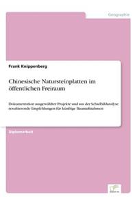 Chinesische Natursteinplatten im öffentlichen Freiraum