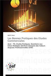 Les Bonnes Pratiques Des Etudes Commerciales