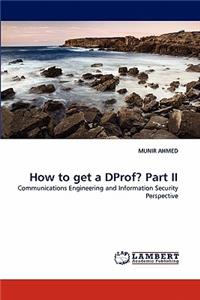 How to get a DProf? Part II