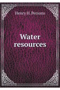 Water resources