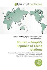 Bhutan - People's Republic of China Relations