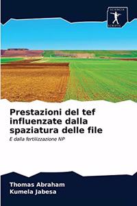 Prestazioni del tef influenzate dalla spaziatura delle file