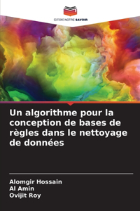 algorithme pour la conception de bases de règles dans le nettoyage de données