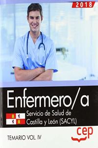 Enfermero/a. Servicio de Salud de Castilla y Leon (SACYL). Temario Vol.IV