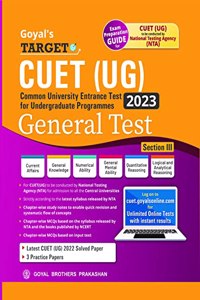 Goyal Target CUET (UG) 2022 General Test