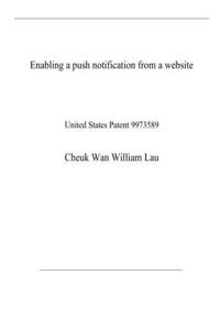 Enabling a push notification from a website