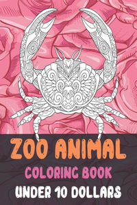 Zoo Animal Coloring Book - Under 10 Dollars
