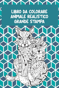 Libro da colorare - Grande stampa - Animale realistico