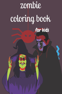 Zombie coloring book for kids