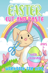 Easter Cut and Paste Workbook for Kids Ages 3+