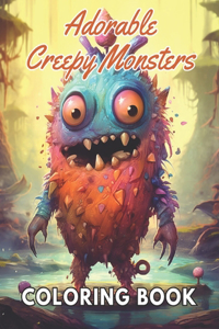 Adorable Creepy Monsters Coloring Book