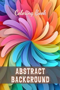 Abstract Background Coloring Book for Adults