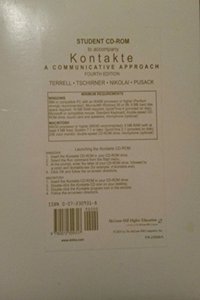 Student CD-ROM to Accompany Kontakte