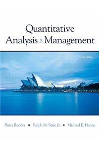 Quantitative Analysis for Management Value Package (Includes POM-Qm V 3 for Windows Manual and CD POM)