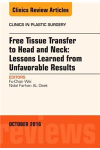 Free Tissue Transfer to Head and Neck: Lessons Learned from Unfavorable Results, an Issue of Clinics in Plastic Surgery