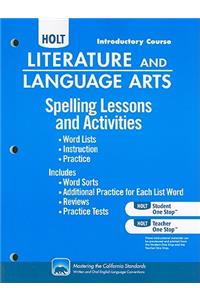 Holt Literature and Language Arts: Spelling Lessons and Activities Grade 6