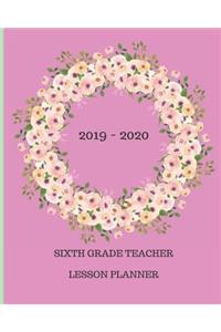 2019 - 2020 Sixth Grade Teacher Lesson Planner