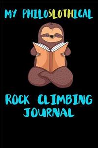 My Philoslothical Rock Climbing Journal