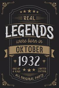 Real Legends were born in Oktober 1932