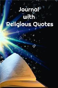 Journal with Religious Quote