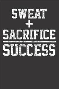 Gym Workout Inspirational Sayings Notebook Journal